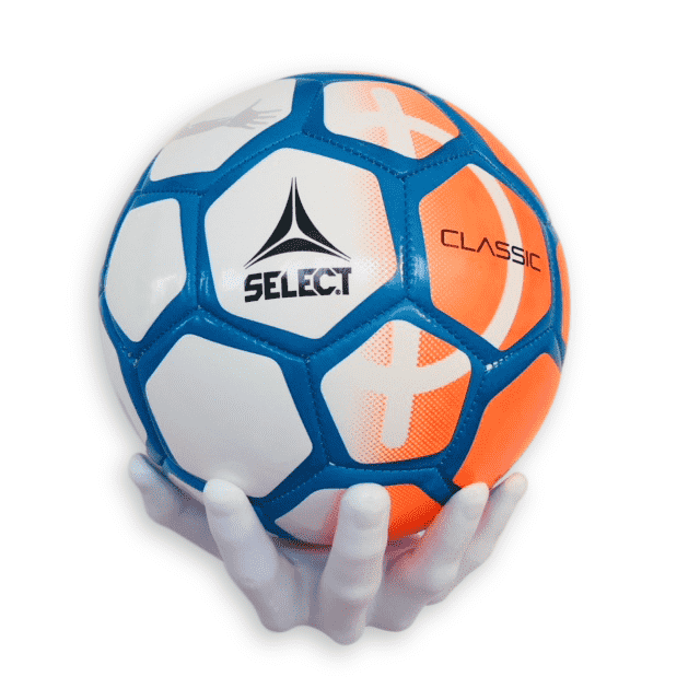 2 stk Fodboldholder BallOnWall Ballhand - Hvid