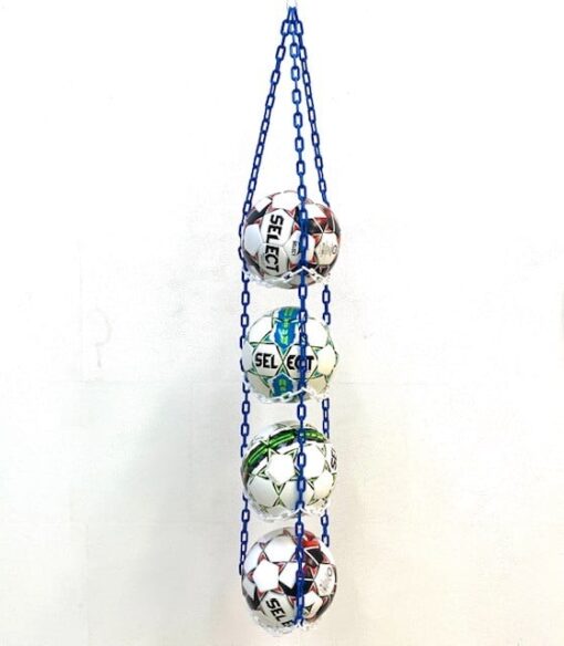 1 stk BallOnWall Hanger boldholder til 4 bolde - Blå