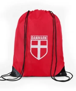 Gymnastikpose - Danmark - Rød/hvid