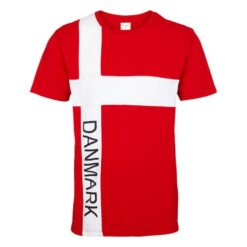 Danmark WM22 Roligan T-shirt - Rød & hvid