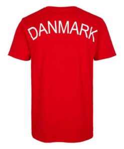 Danmark WM22 Roligan T-shirt - Rød & hvid