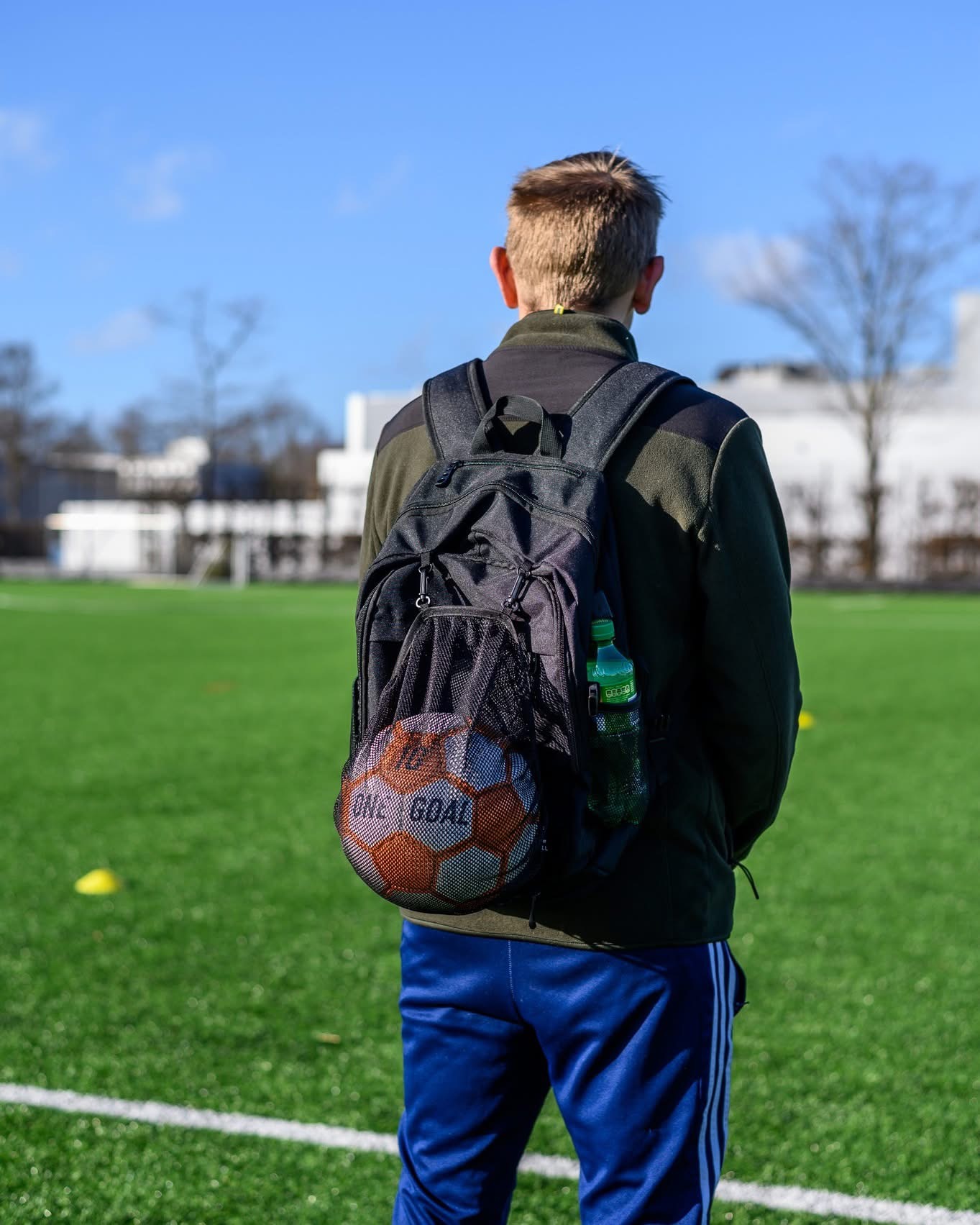 Freeplay Fodbold Rygsæk med Boldnet – Sort - Billede 3