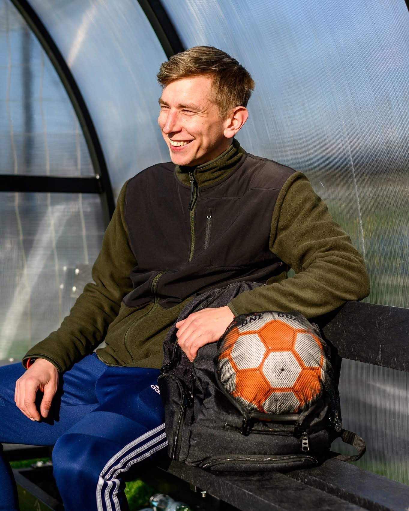 Freeplay Fodbold Rygsæk med Boldnet – Sort - Billede 5