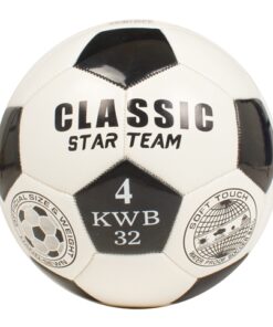Fodbold Star Team Klassisk Sort og Hvid str.5