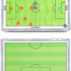 Freeplay Vendbar Fodbold Taktik Tavle 45 x 30 cm