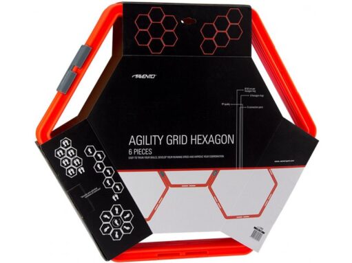 Avento Koordinationsringe Hexagon Agility Grid - 6 stk.