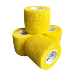 4 Stk Select Wrap Pro Strømpe & Benskinnetape - Gul