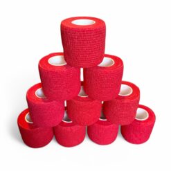 10 Stk Rød Wrap Champion Strømpetape - Freeplay Sport