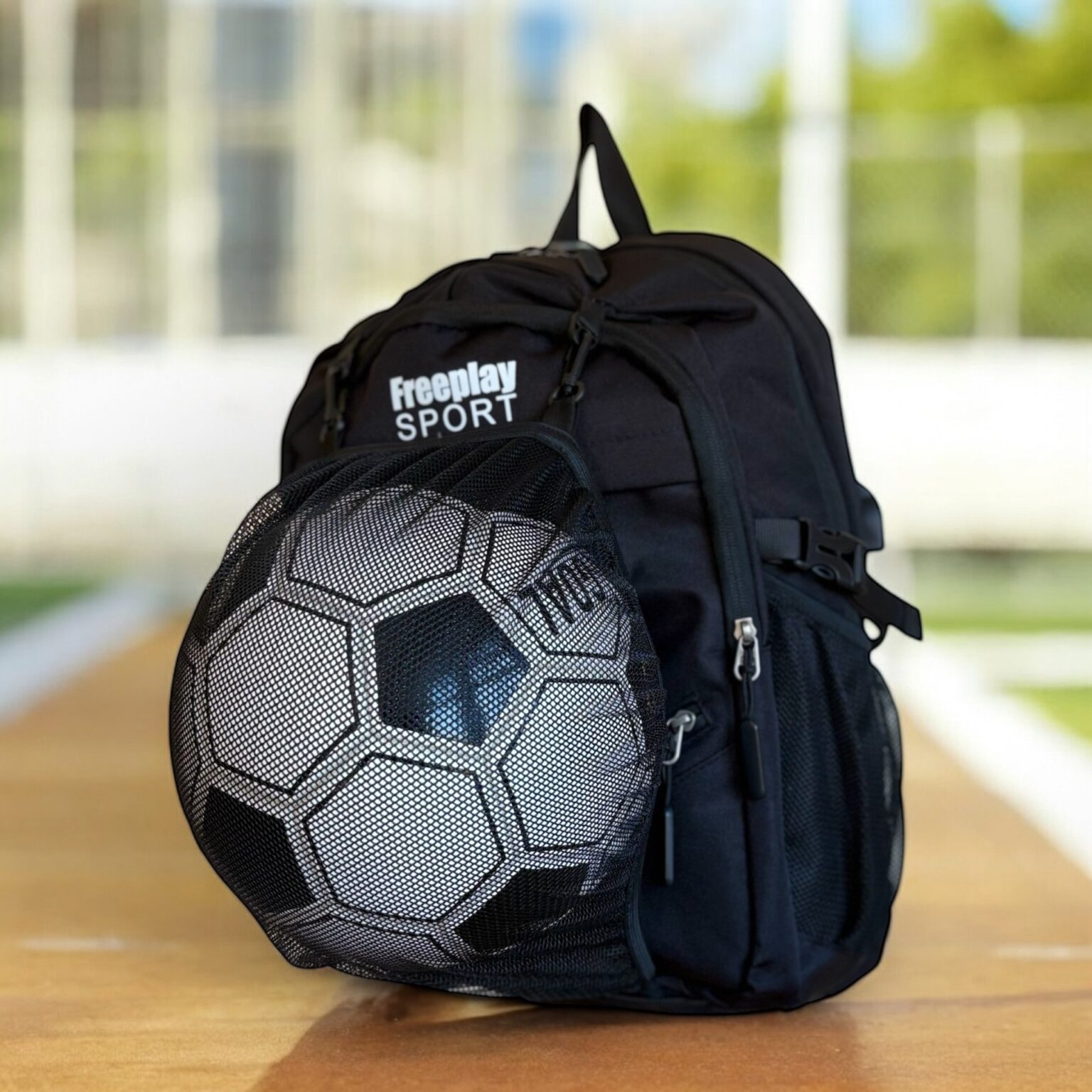 Fodbold Ultimate Freeplay Sport Rygsæk - Sort