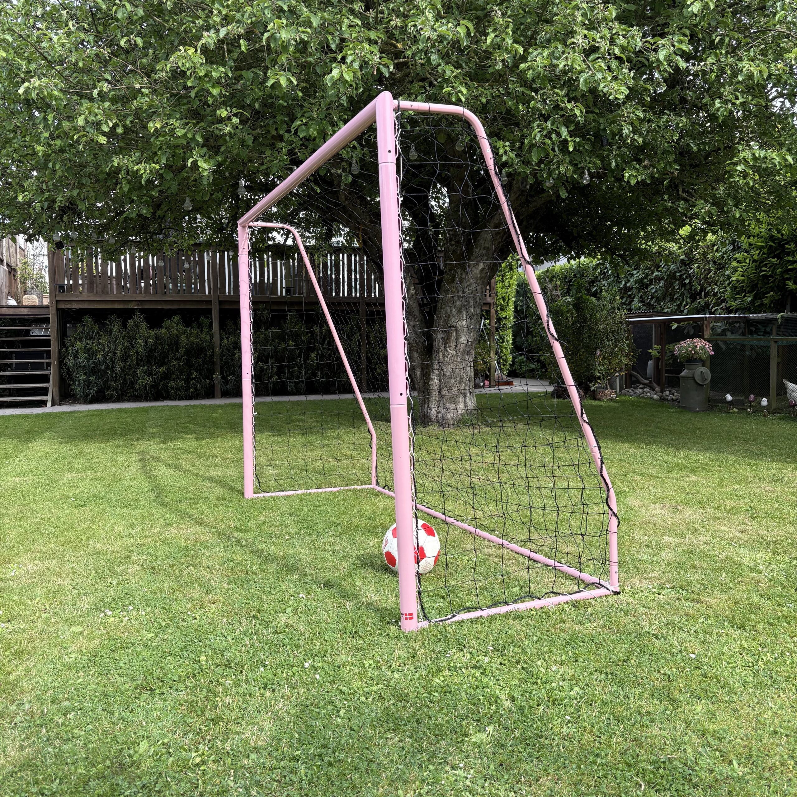 Fodboldmål 240 x 160 cm Freeplay Elite Talento Girl - Galvaniseret Pink Stål - Billede 7