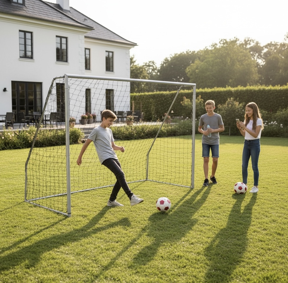 Fodboldmål 240 x 160 cm Freeplay Elite Talento - Galvaniseret Stål - Billede 2