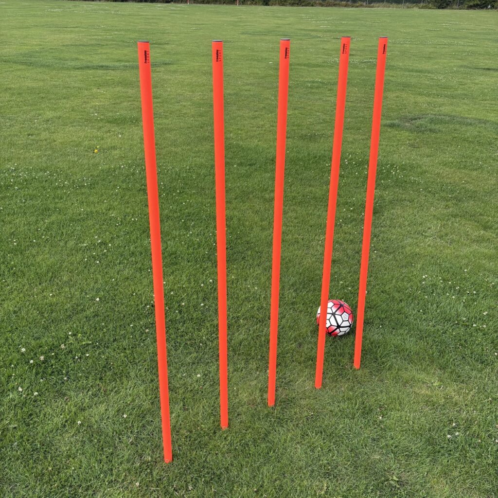 3 stk Freeplay Brudsikker Slalomstænger med Jordspyd - 160 cm