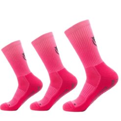 3 Par Grip Socks LIGA V25 Freeplay i Pink - Str. 39-46