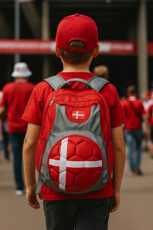 Fodbold Danmark Rygsæk - Med plads til fodbold - Billede 2
