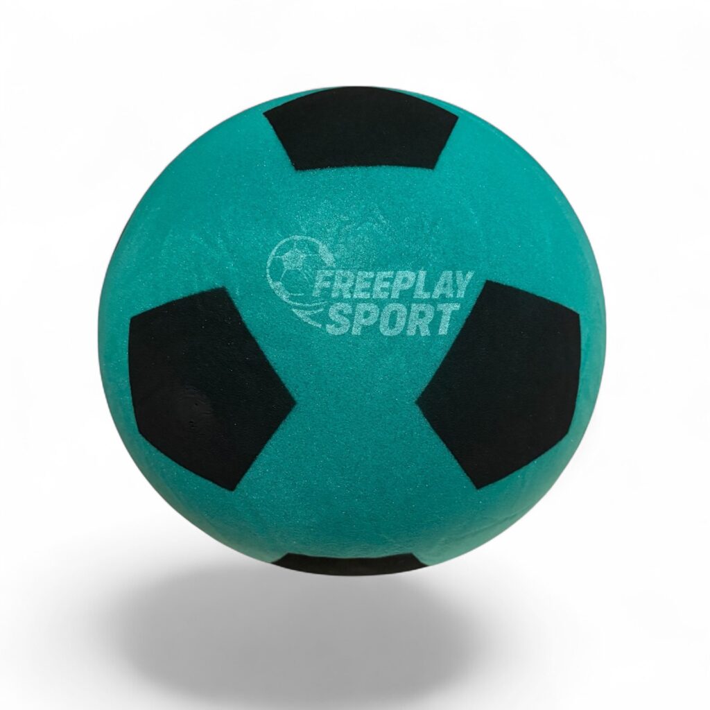 Silent Fodbold – Støjsvag Freeplay Retro Fodboldbold Str.5 - Grøn
