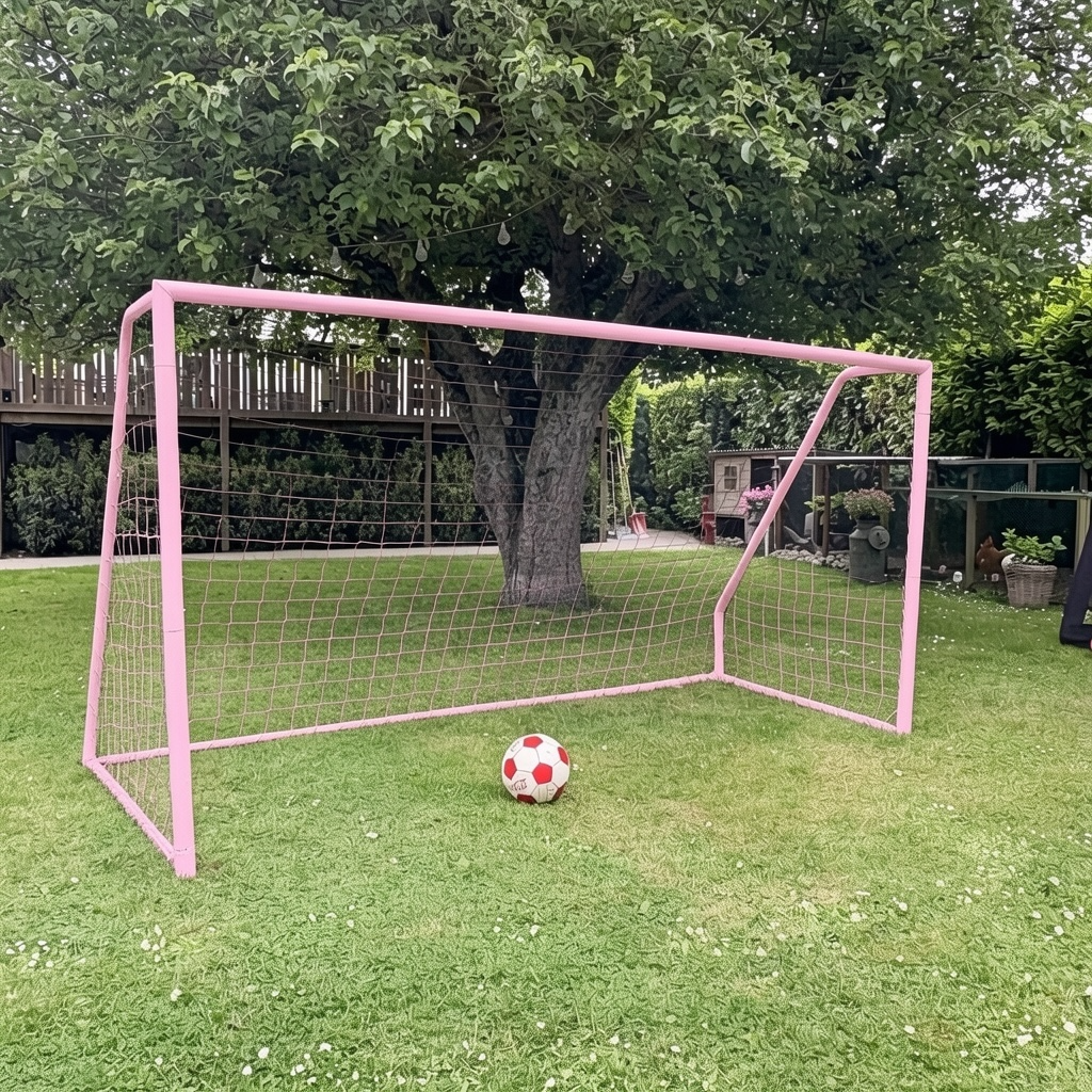 1 stk Fodboldmål Freeplay Talento Girl 300 x 150 cm - Galvaniseret Pink Stål