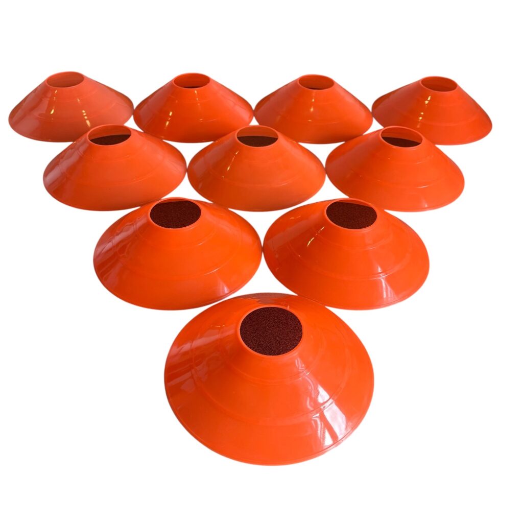 10 stk Freeplay Sport fodbold toppe - Orange
