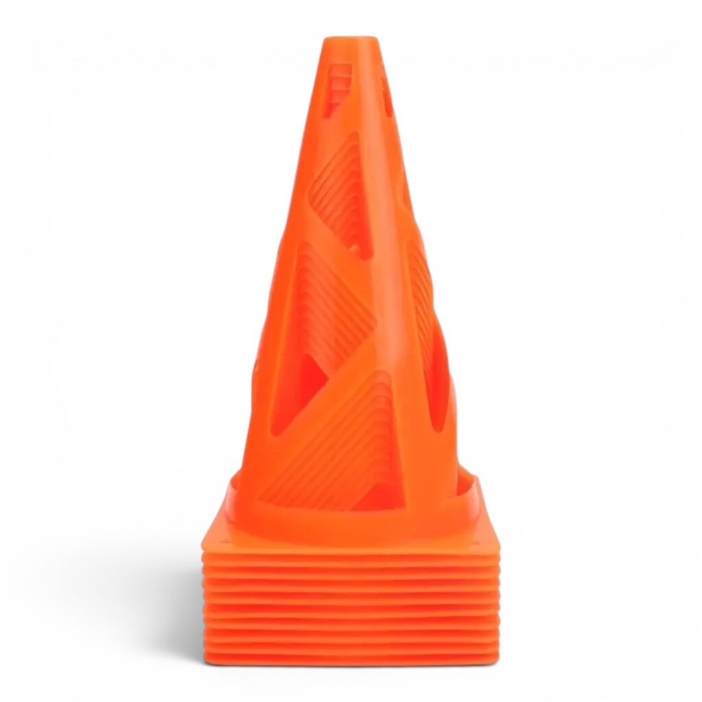 10 stk Freeplay FLEXI Sportskegler i Orange - 23 cm
